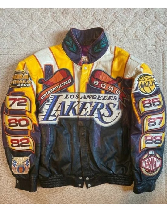 Lakers Championship Leather Jacket