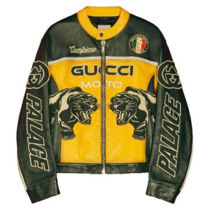 Lakers North West Black and Yellow Leather Jacket