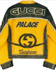 Lakers North West Black and Yellow Leather Jacket Lakers North West Black and Yellow Leather Jacket