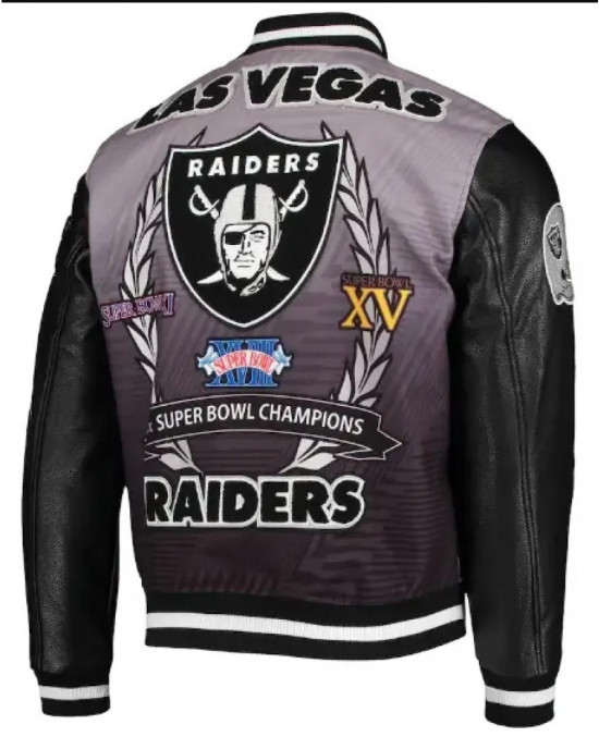 Las Vegas Raiders Bomber Jacket Las Vegas Raiders Bomber Jacket