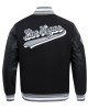 Las Vegas Raiders Script Tail Classic Rib Varsity Jacket Las Vegas Raiders Script Tail Classic Rib Varsity Jacket