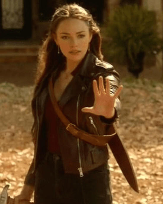Legacies S04 Danielle Rose Russell Brown Leather Jacket Legacies S04 Danielle Rose Russell Brown Leather Jacket