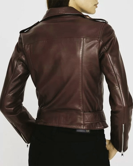 Legacies S04 Danielle Rose Russell Brown Leather Jacket Legacies S04 Danielle Rose Russell Brown Leather Jacket
