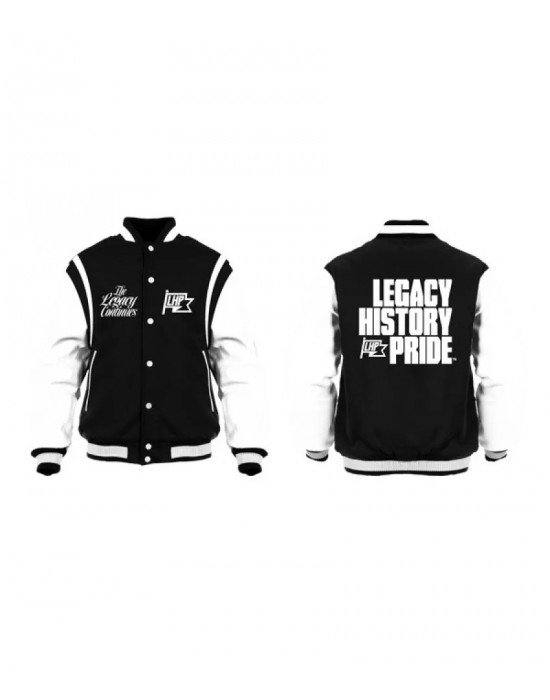 Legacy History Pride Motto Varsity Jacket