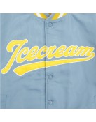 Light Blue BBC ICECREAM Baseball Jacket