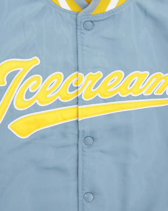 Light Blue BBC ICECREAM Baseball Jacket Light Blue BBC ICECREAM Baseball Jacket