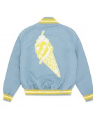 Light Blue BBC ICECREAM Baseball Jacket