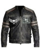 Live Fast Die Young Skull Biker Jacket Live Fast Die Young Skull Biker Jacket