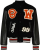 Logo Appliqued Varsity Jacket Logo Appliqued Varsity Jacket