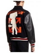 Logo Appliqued Varsity Jacket