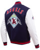 Los Angeles Angels Retro Classic Blue Wool Varsity Jacket Los Angeles Angels Retro Classic Blue Wool Varsity Jacket