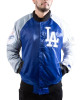 Los Angeles Dodgers Tri-Color Satin Jacket Los Angeles Dodgers Tri-Color Satin Jacket