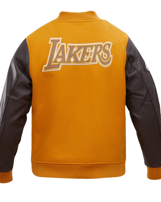 Los Angeles Lakers Classic Wool And Leather Varsity Jacket Los Angeles Lakers Classic Wool And Leather Varsity Jacket