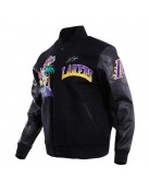 Los Angeles Lakers Gradient Logo Wool Varsity Jacket