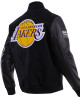 Los Angeles Lakers Gradient Logo Wool Varsity Jacket Los Angeles Lakers Gradient Logo Wool Varsity Jacket
