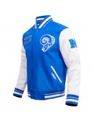 Los Angeles Rams Retro Classic Blue Wool Varsity Jacket
