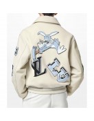 Louis Vuitton Bunny Cream Varsity Jacket