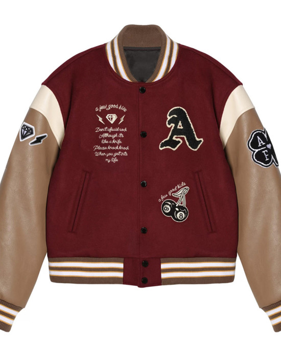 Lucky 8 A Few Good Kids Varsity Jacket Lucky 8 A Few Good Kids Varsity Jacket