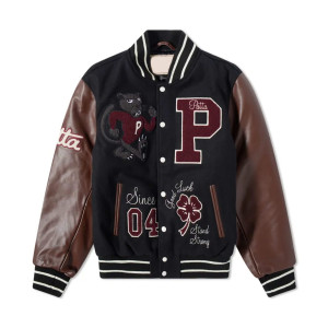Lucky Charm Patta Wool Varsity Jacket