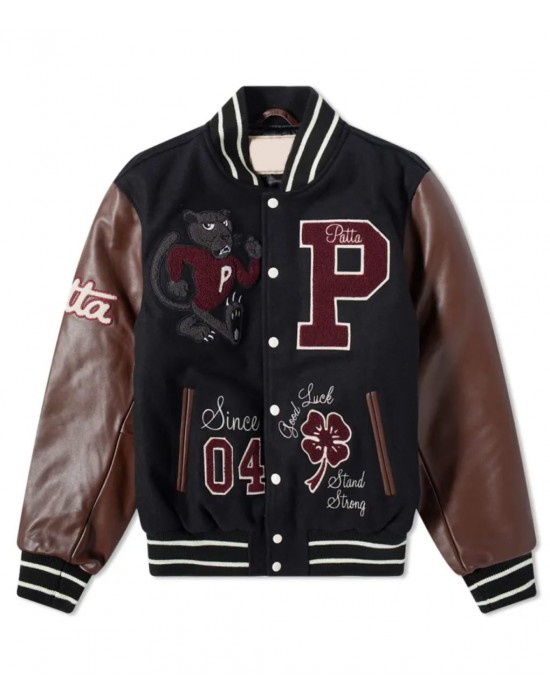 Lucky Charm Patta Wool Varsity Jacket