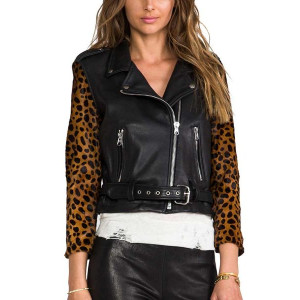 Lucy Hale Pretty Little Liars Biker Black Leather Jacket
