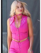 Margot Robbie Barbie Pink Vest