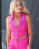 Margot Robbie Barbie Pink Vest Margot Robbie Barbie Pink Vest