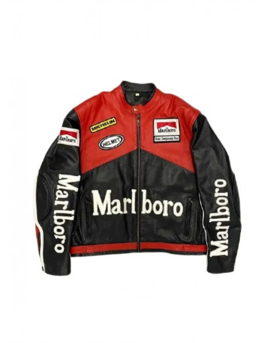 Marlboro Racing Black Leather Jacket Marlboro Racing Black Leather Jacket