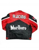 Marlboro Racing Black Leather Jacket