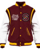 Maroon Shaw University Varsity Jacket Maroon Shaw University Varsity Jacket