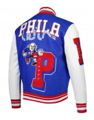 Mash Up Philadelphia 76ers Capsule Royal Varsity Jacket