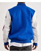 Mash Up Philadelphia 76ers Royal Varsity Jacket