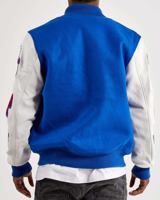 Mash Up Philadelphia 76ers Royal Varsity Jacket Mash Up Philadelphia 76ers Royal Varsity Jacket