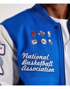 Mash Up Philadelphia 76ers Royal Varsity Jacket