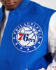 Mash Up Philadelphia 76ers Royal Varsity Jacket Mash Up Philadelphia 76ers Royal Varsity Jacket
