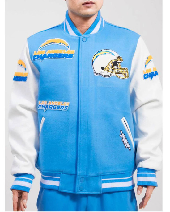 Mashup Los Angeles Chargers Varsity Jacket Mashup Los Angeles Chargers Varsity Jacket