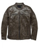 Men HD Waxed Brown Leather Jacket Men HD Waxed Brown Leather Jacket