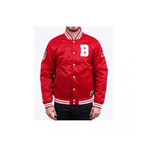 Men's Billionaire Boys Club Red Satin Jacket