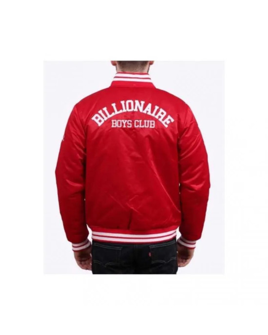 Men's Billionaire Boys Club Red Satin Jacket Men's Billionaire Boys Club Red Satin Jacket