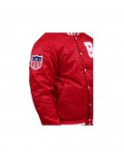 Men's Billionaire Boys Club Red Satin Jacket