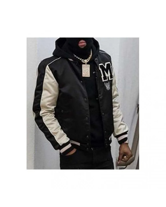 Men's Boogie Wit Da Hoodie Letterman Bomber Jacket Men's Boogie Wit Da Hoodie Letterman Bomber Jacket