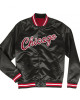 Men's Chicago Bulls Satin Bomber Jacket Men's Chicago Bulls Satin Bomber Jacket