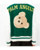 Men's College Palm Angels Green Varsity Jacket Men's College Palm Angels Green Varsity Jacket