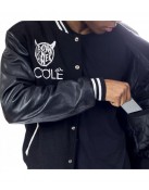 Men's J Cole Dreamville Tour Bomber Varsity Black Jacket