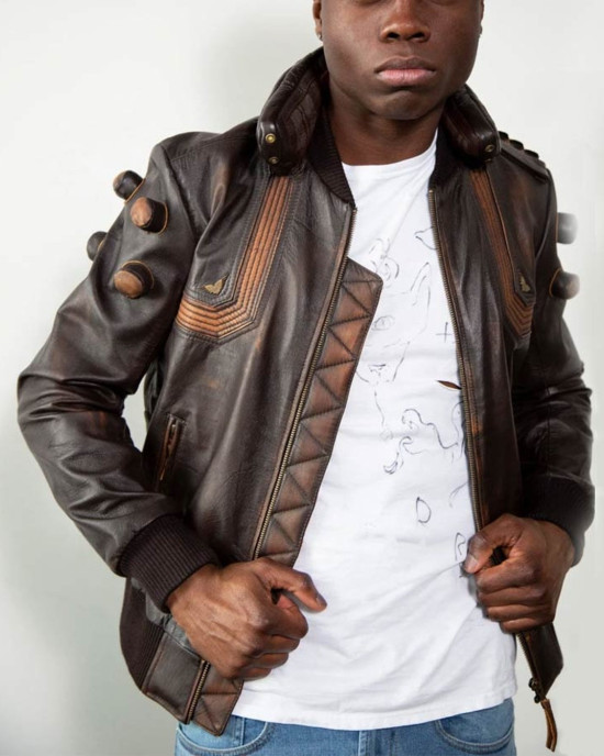 Men's Junkrat Steampunk Leather Gaming Halloween Jacket