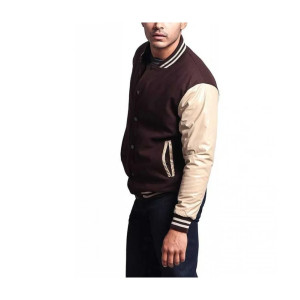 Men's Letterman Baseball Varsity Jacket