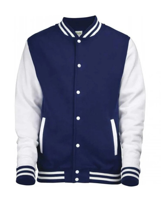 Men's Lightweight Varsity Rib Knit Bomber Jacket Men's Lightweight Varsity Rib Knit Bomber Jacket