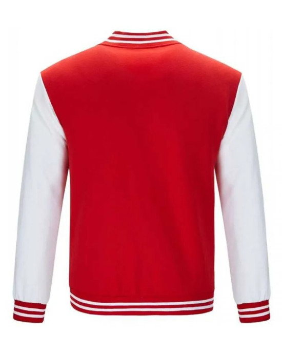 Men's Lightweight Varsity Rib Knit Bomber Jacket Men's Lightweight Varsity Rib Knit Bomber Jacket
