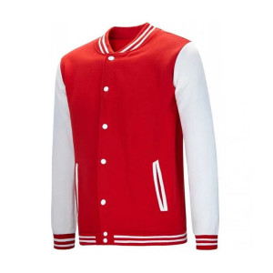 Men's Lightweight Varsity Rib Knit Bomber Jacket