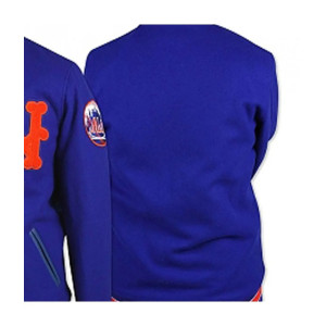 Men's New York NY Mets Blue Wool Jacket
